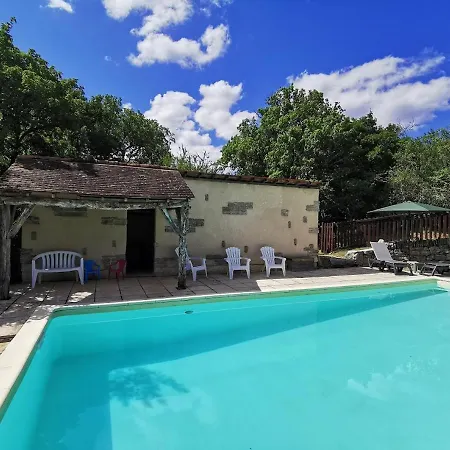 Hébergement de vacances The Barn, Maison, Piscine Privative, Calme, Wifi Carayac